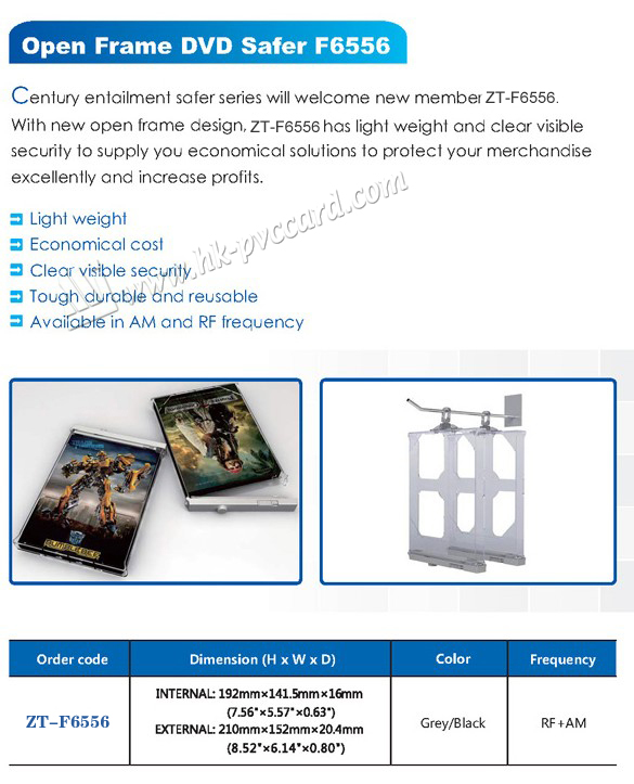 Product Type: ZT-F6556 (Open frame DVD safer)