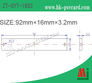 PCB超高頻抗金屬標籤:ZT-MET-013