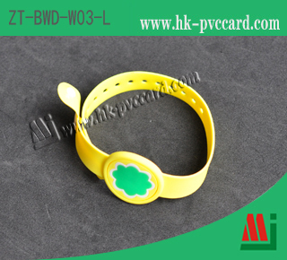 低頻/高頻軟PVC手腕帶 (產品型號: ZT-BWD-W03-L, 成年人使用)