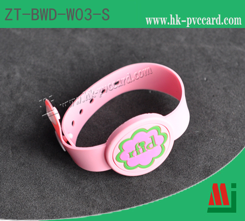 低頻/高頻軟PVC手腕帶 (產品型號: ZT-BWD-W03-S, 小孩子使用)