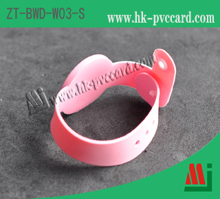 低頻/高頻軟PVC手腕帶 (產品型號: ZT-BWD-W03-S, 小孩子使用)