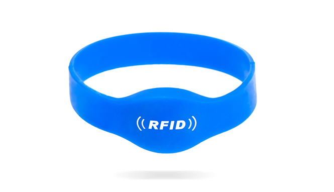RFID橢圓硅膠腕帶