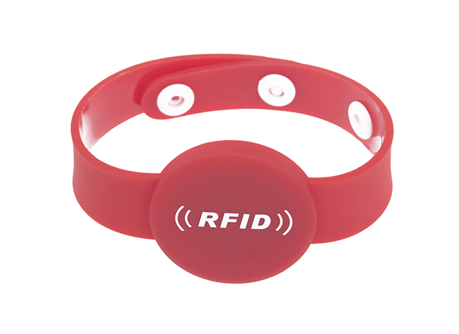 RFID PVC軟膠腕帶(一次性扣)