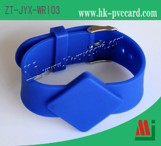 型號: ZT-JYX-WRI03（RFID 硅膠手腕帶）