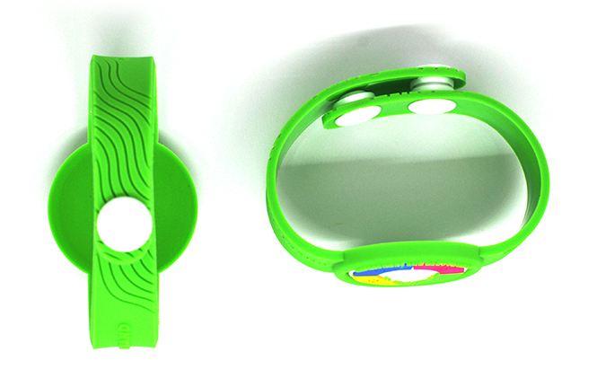 RFID PVC軟膠腕帶(四合扣)